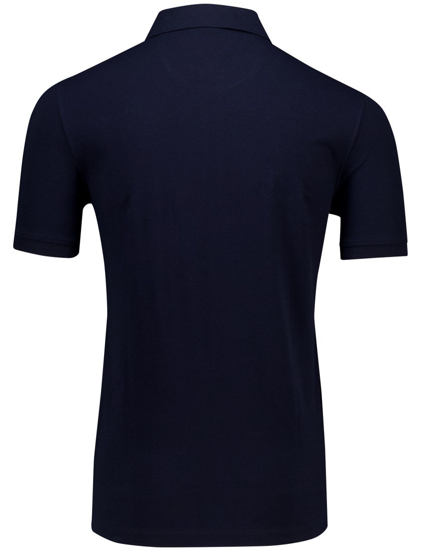 katoenen Portofino polo donkerblauw effen normale fit