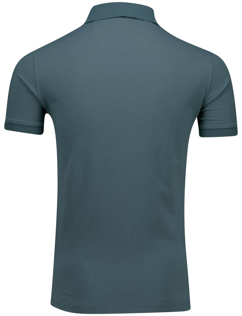 Portofino polo blauw katoen