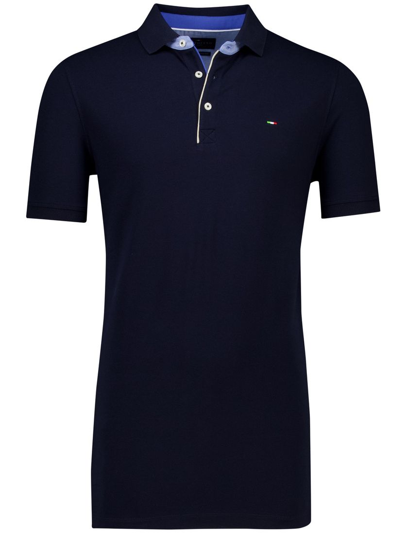 Portofino polo extra lang donkerblauw