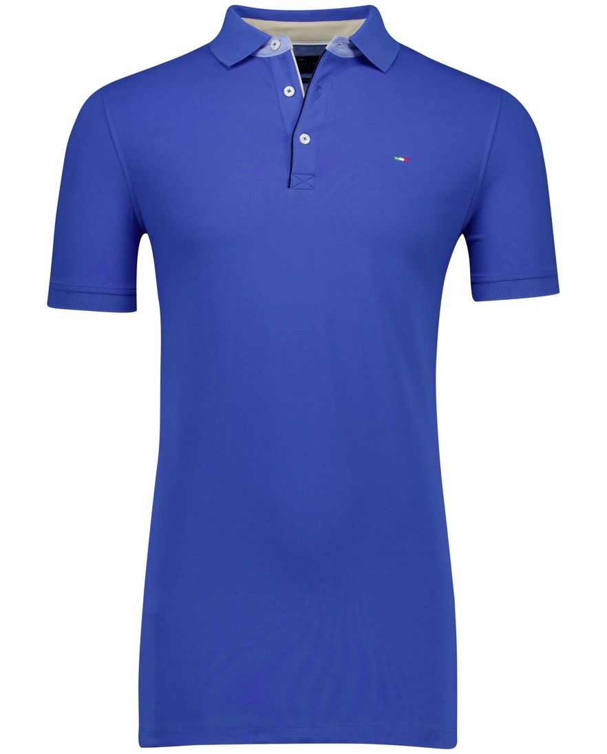 Portofino polo extra lang blauw 3-knoops