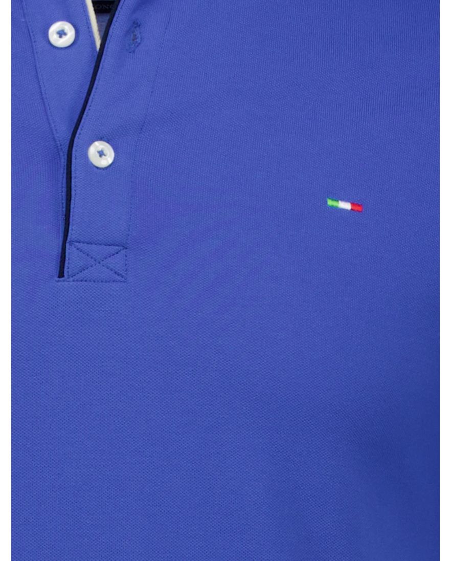 Portofino polo extra lang blauw 3-knoops