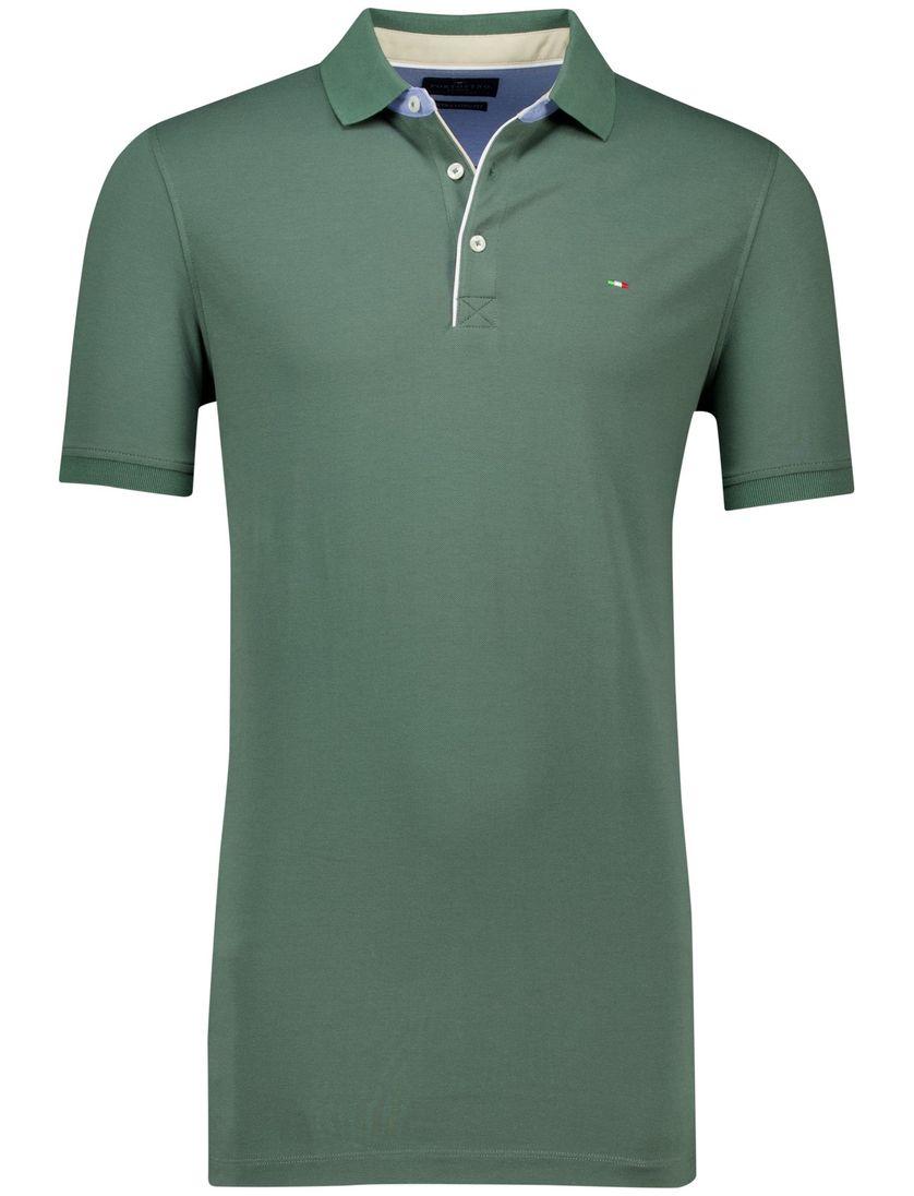 Portofino katoenen polo groen extra lang