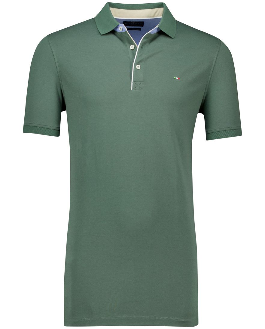Portofino katoenen polo groen extra lang