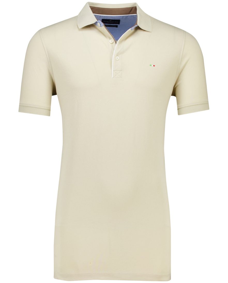 Portofino poloshirt extra lang beige