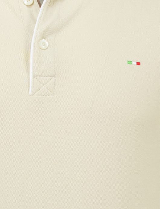 poloshirt extra lang beige Portofino