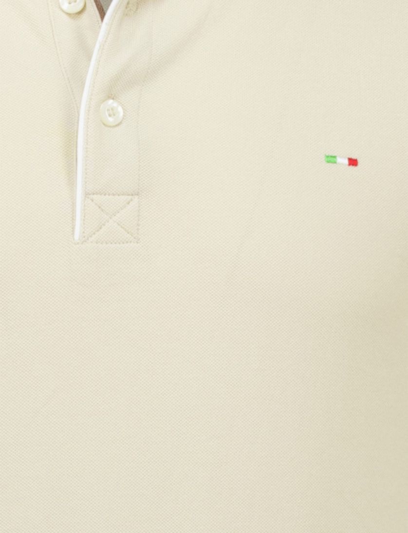 Portofino poloshirt extra lang beige