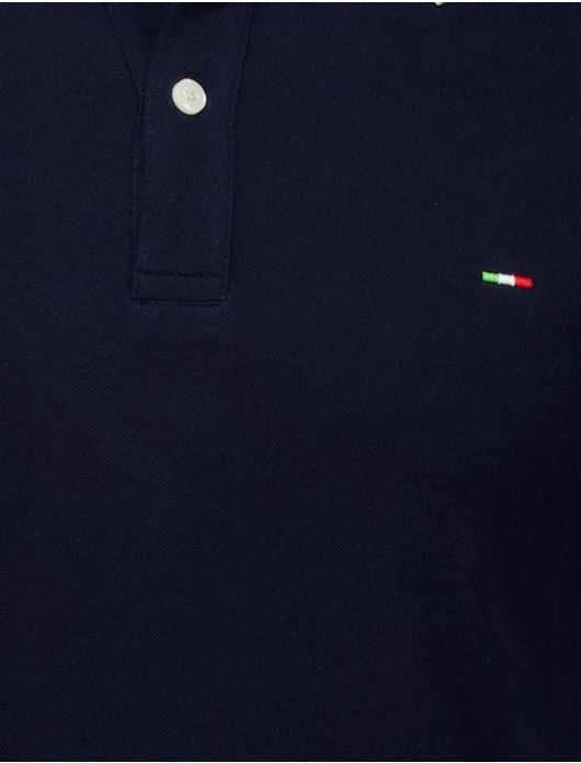 Portofino polo donkerblauw pique