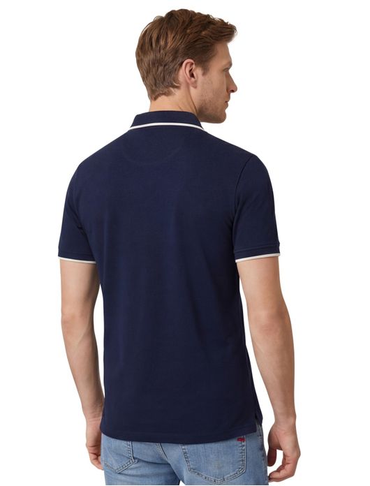Portofino polo donkerblauw pique