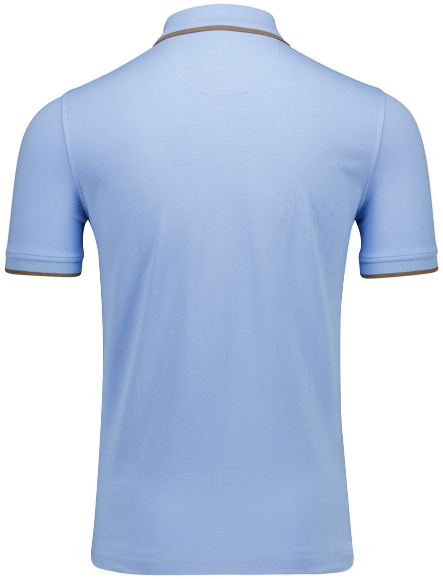 Portofino polo blauw 2-knoops pique