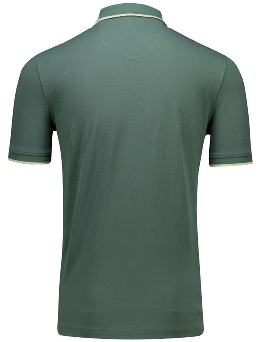 Portofino polo groen katoen pique