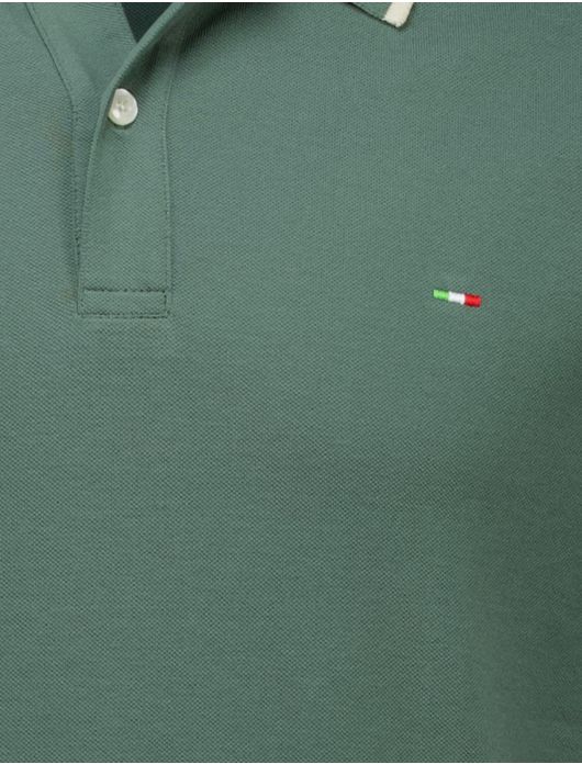 Portofino polo groen katoen pique