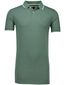 Portofino korte mouw polo groen extra lang pique