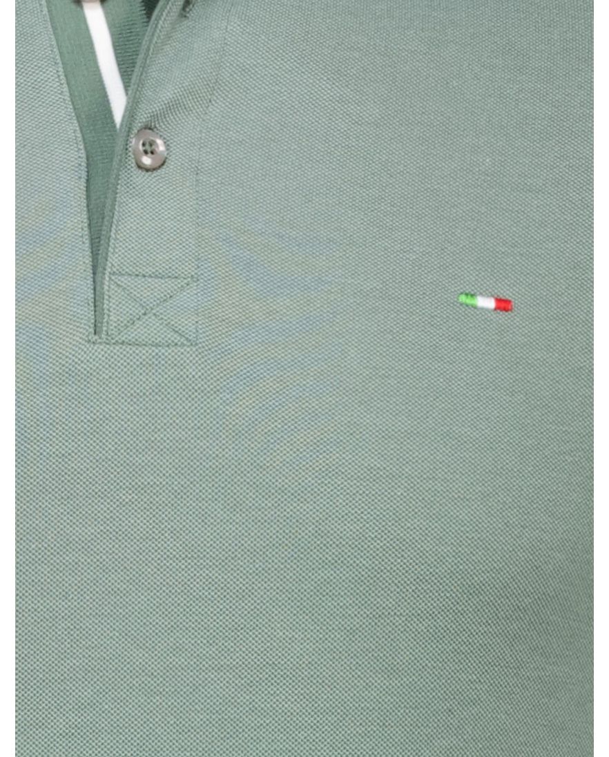 Portofino polo groen 3-knoops