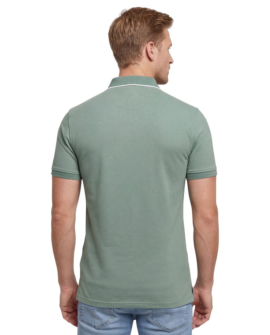 Portofino polo groen 3-knoops