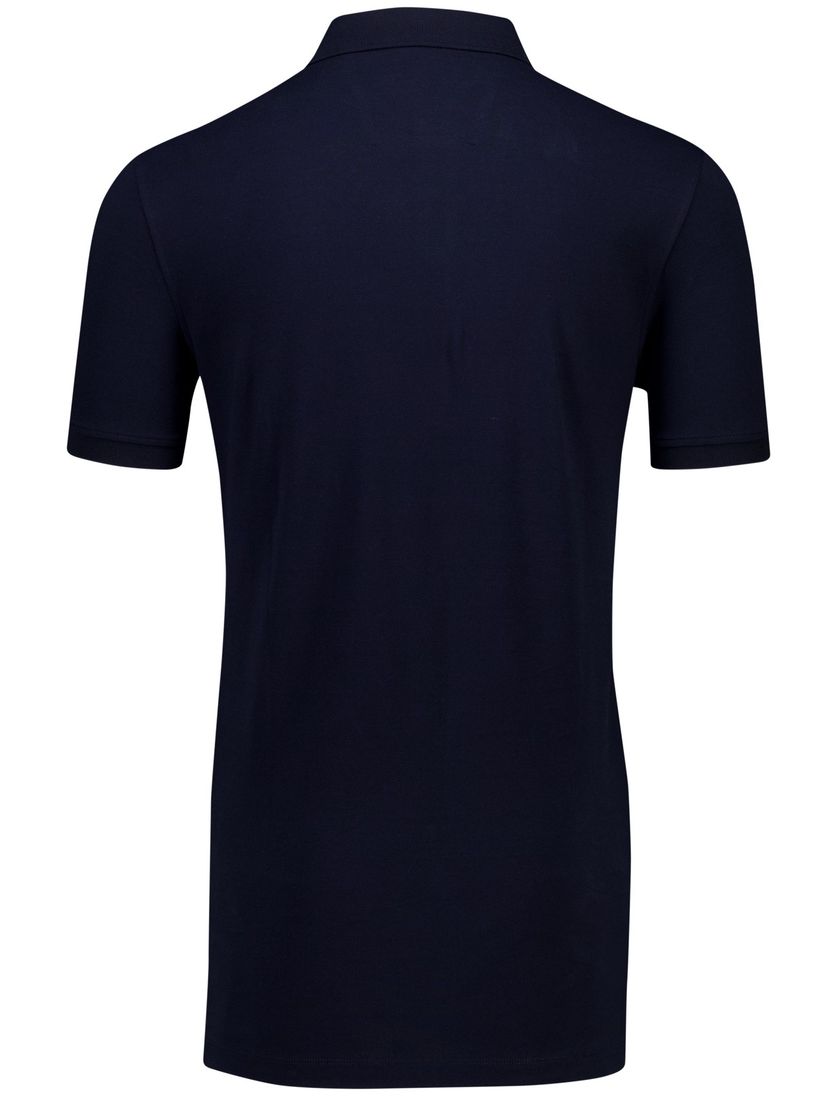 Portofino polo katoen extra lang donkerblauw