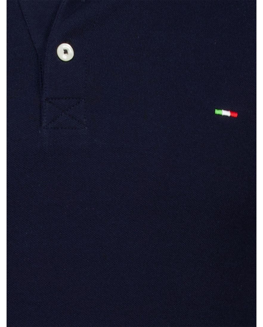 Portofino polo katoen extra lang donkerblauw