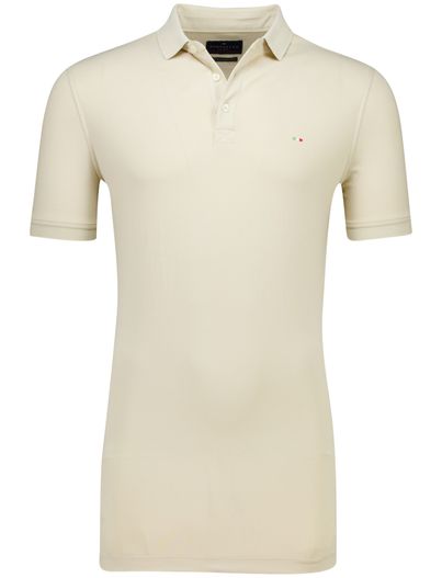 Portofino Portofino polo extra lang beige katoen