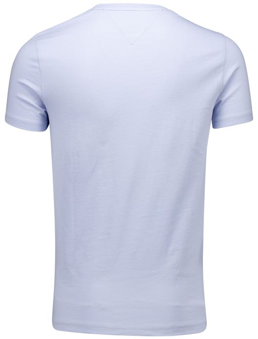 Tommy Hilfiger T-shirt lichtblauw slim fit
