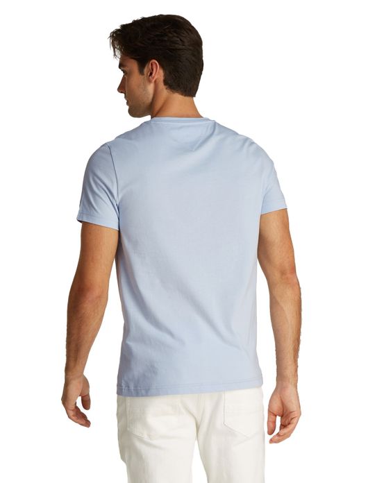 Tommy Hilfiger T-shirt lichtblauw slim fit