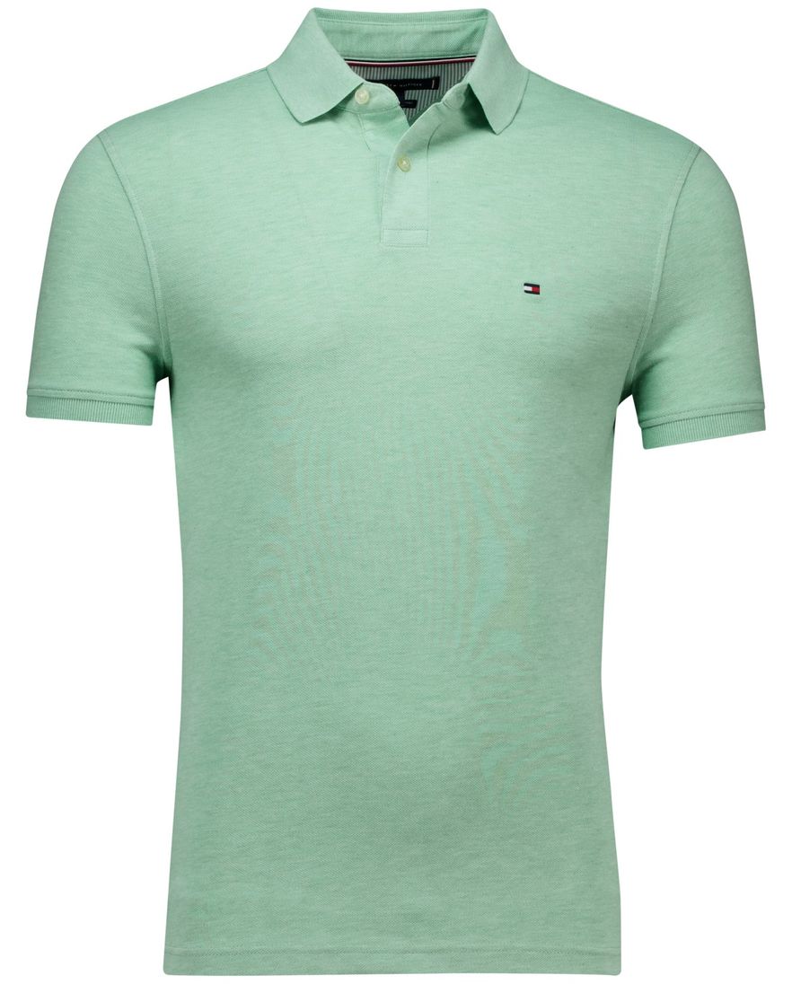 Tommy Hilfiger polo mintgroen normale fit katoen