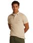 Tommy Hilfiger polo beige effen slim fit katoen pique