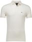 Tommy Hilfiger polo wit effen 3-knoops slim fit katoen