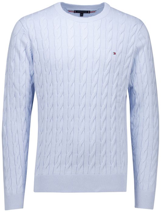 Tommy Hilfiger trui lichtblauw ronde hals