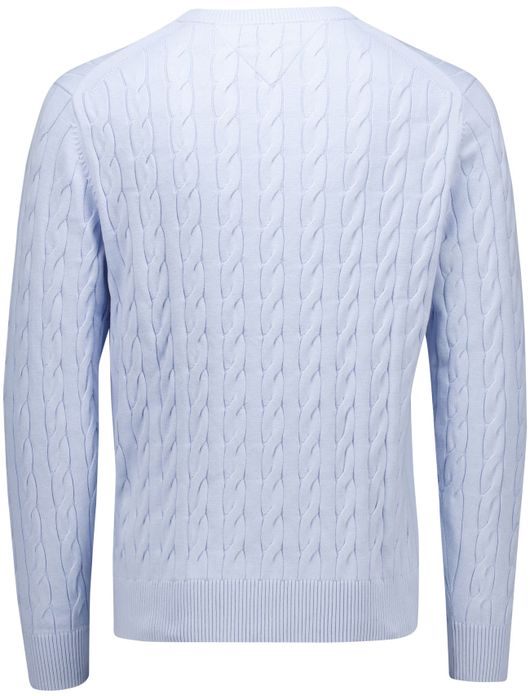 Tommy Hilfiger trui lichtblauw ronde hals