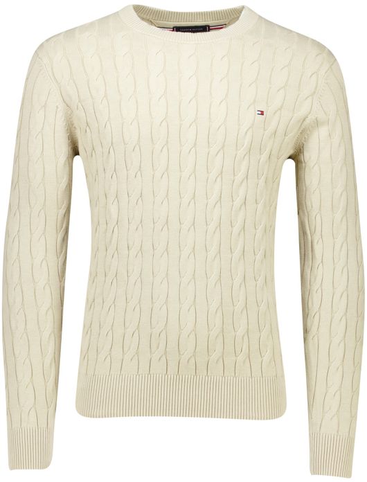 Tommy Hilfiger trui creme gebreid Classic Cable