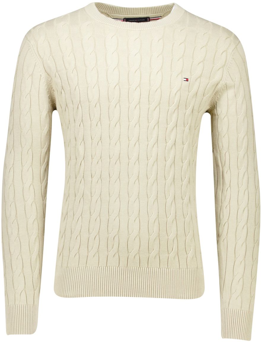 Tommy Hilfiger trui creme gebreid Classic Cable