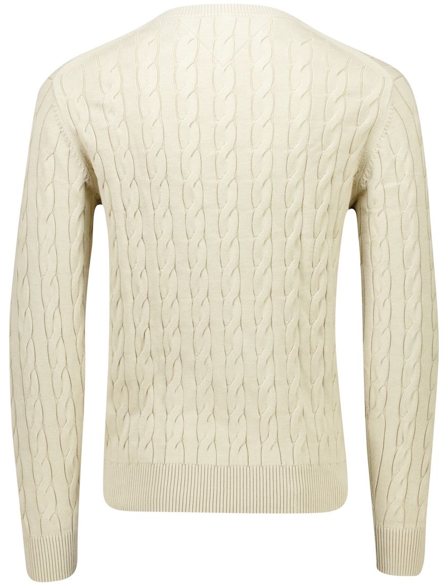 Tommy Hilfiger trui creme gebreid Classic Cable