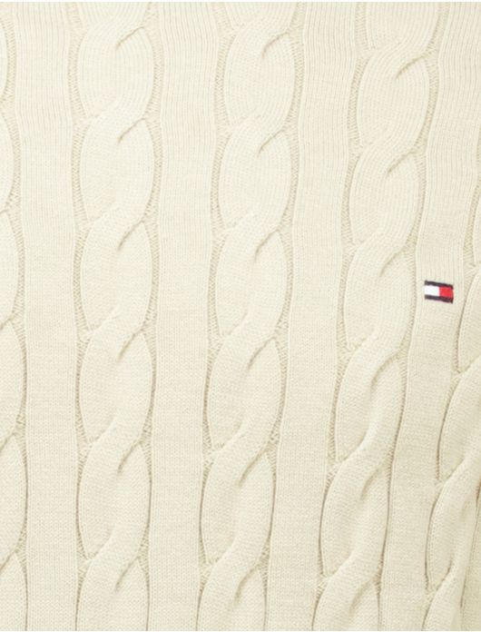 Tommy Hilfiger trui creme gebreid Classic Cable