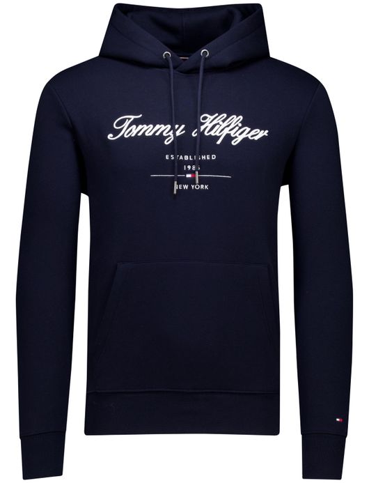 Tommy Hilfiger hoodie donkerblauw capuchon