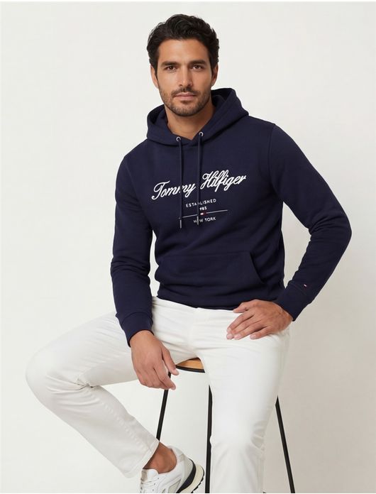 Tommy Hilfiger hoodie donkerblauw