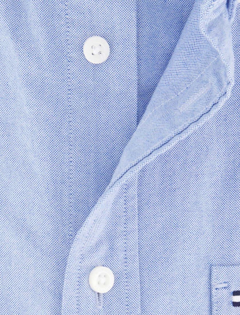 Tommy Hilfiger overhemd lichtblauw jersey korte mouw