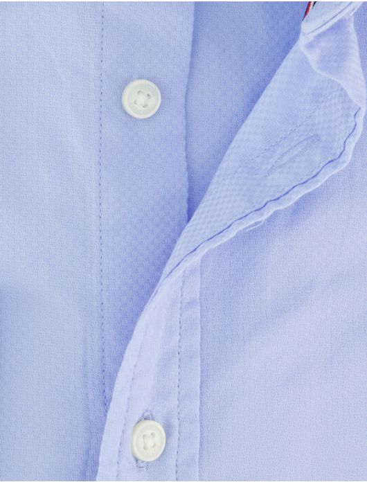 Tommy Hilfiger overhemd katoen lichtblauw