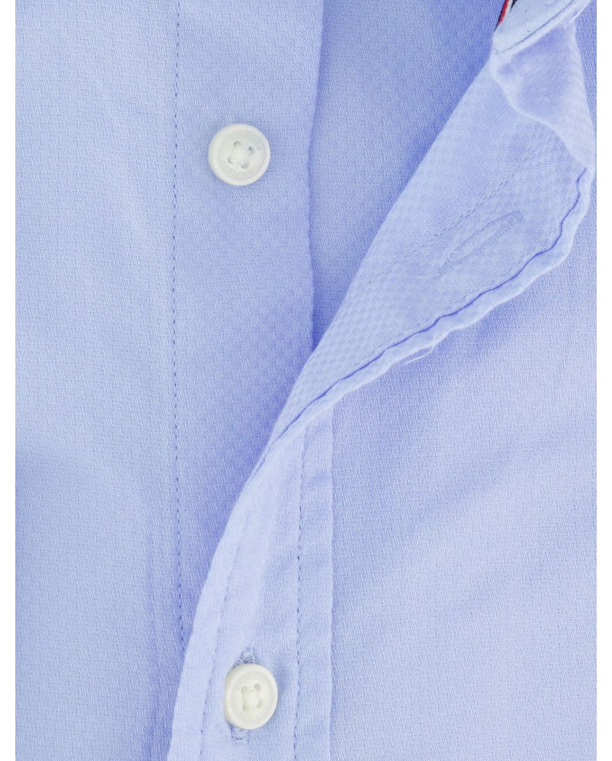 Tommy Hilfiger overhemd lichtblauw slim fit lange mouw