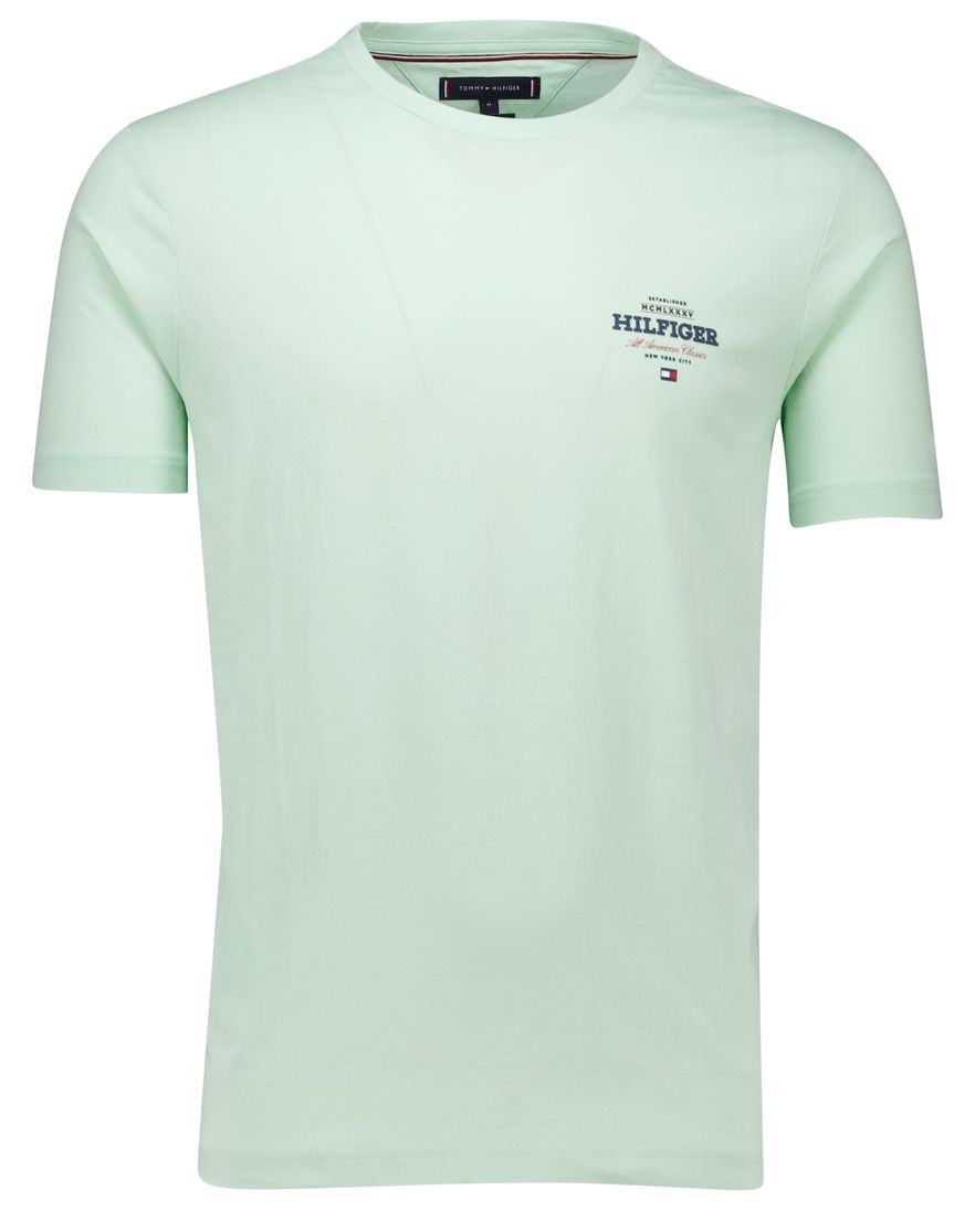 Tommy Hilfiger T-shirt groen geprint