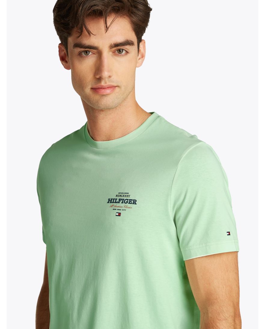 Tommy Hilfiger T-shirt groen geprint