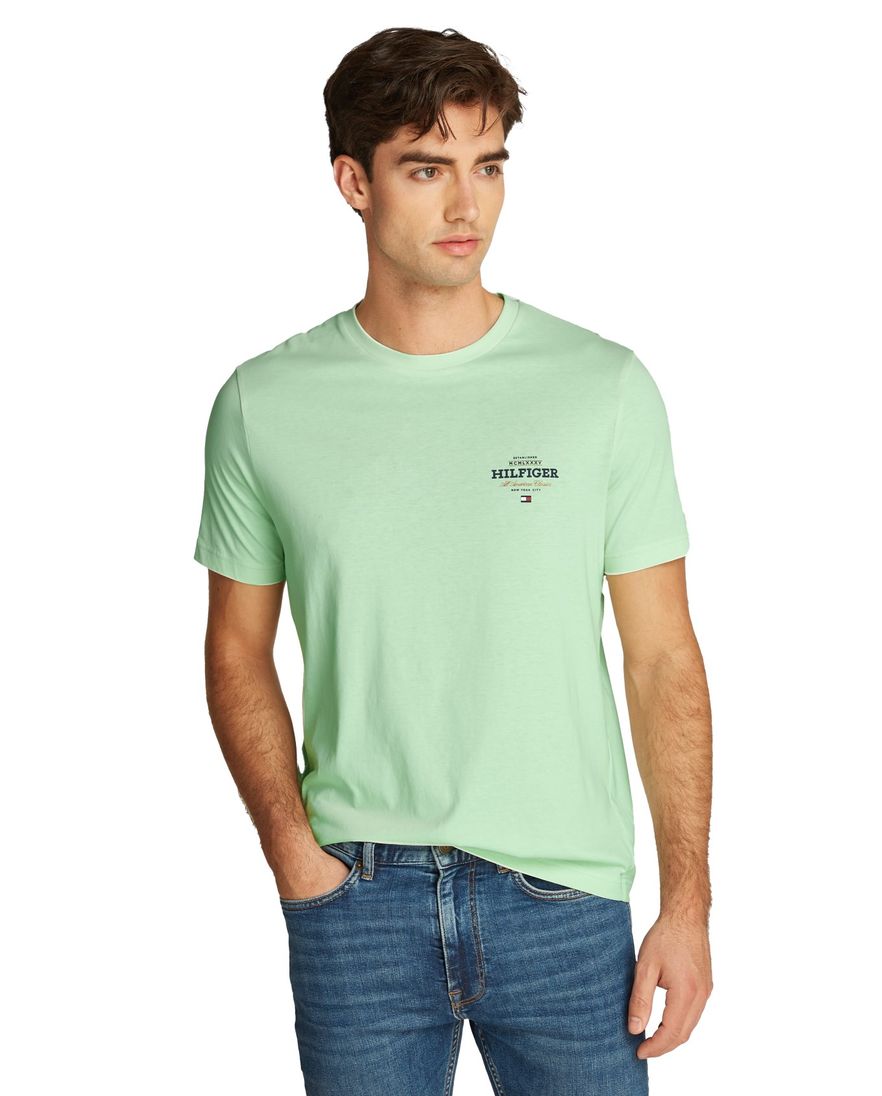 Tommy Hilfiger T-shirt groen geprint
