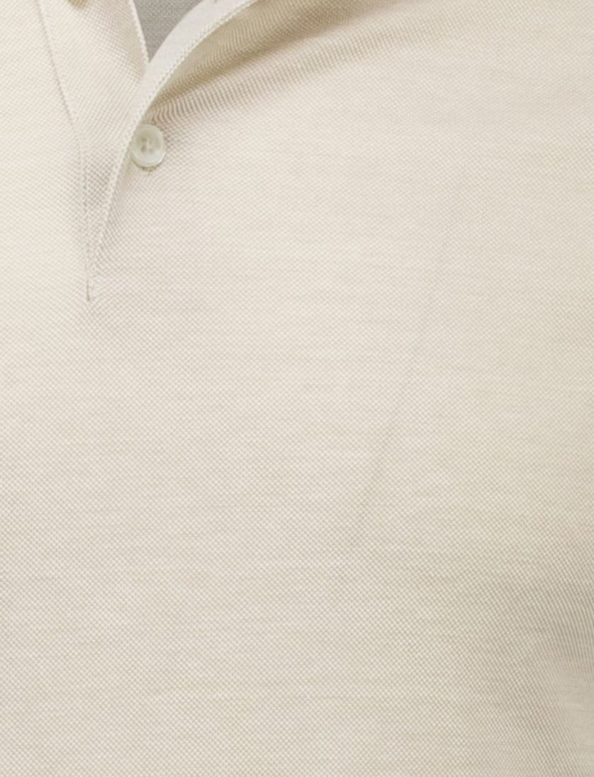 katoenen Tommy Hilfiger polo beige slim fit