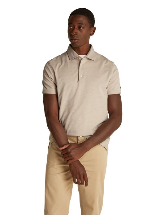 Tommy Hilfiger polo beige katoen