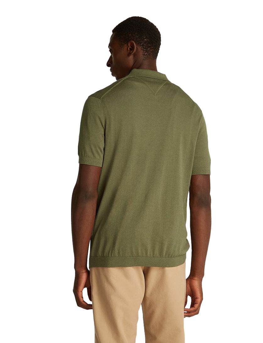 Tommy Hilfiger polo groen effen