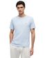 Tommy Hilfiger T-shirt lichtblauw effen slim fit katoen
