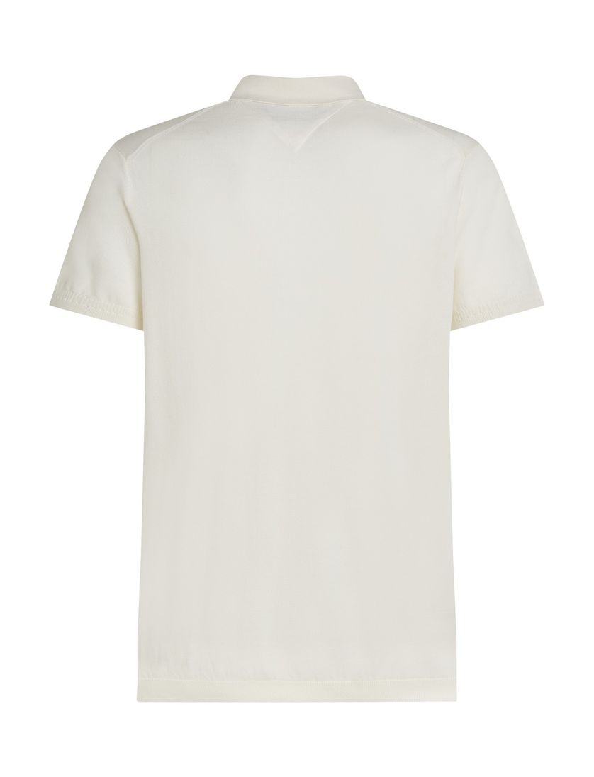 Tommy Hilfiger korte mouw polo creme
