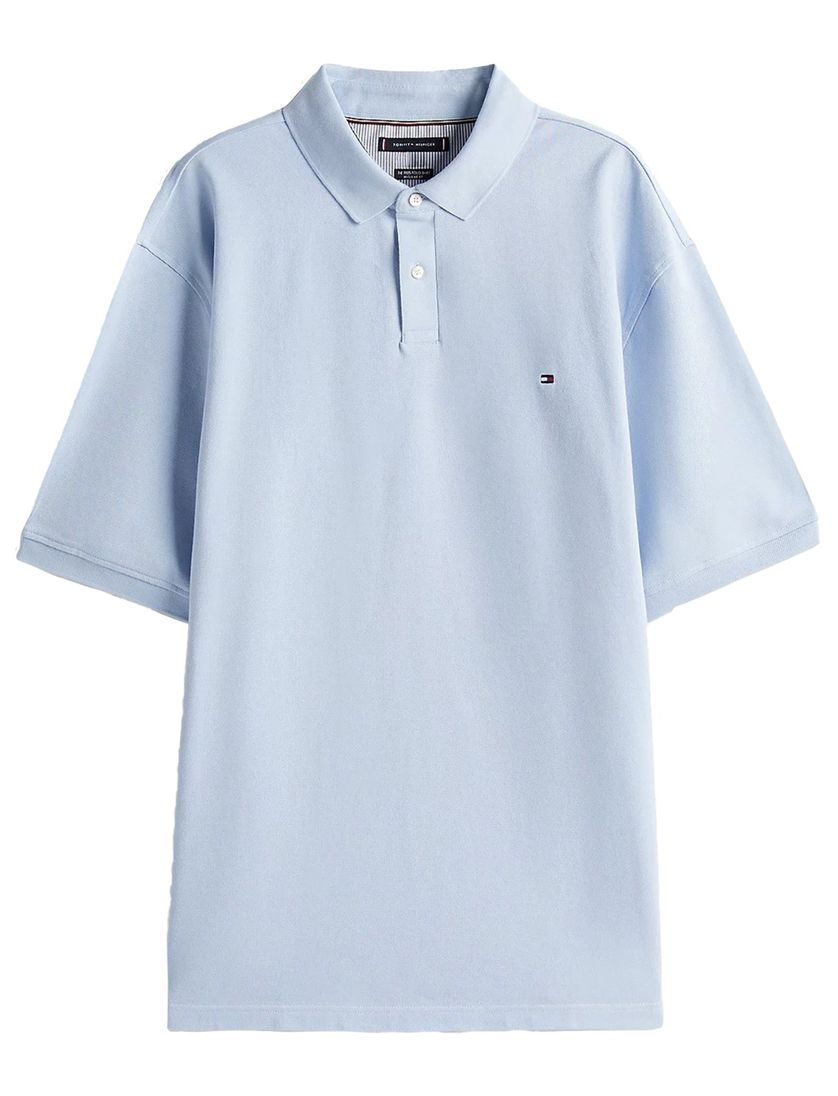 Tommy Hilfiger polo lichtblauw Plus Size
