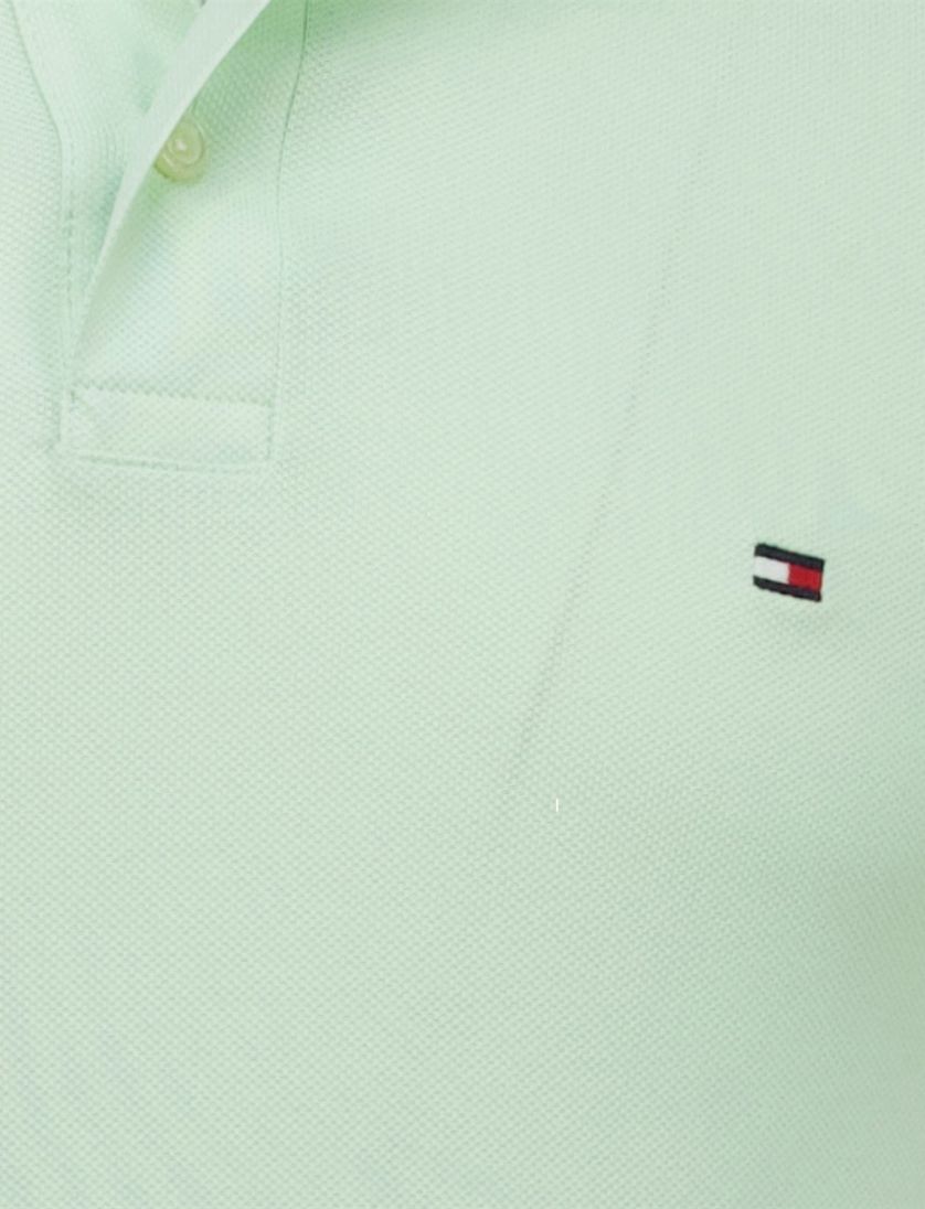 Tommy Hilfiger polo 1985 lichtgroen Plus Size pique