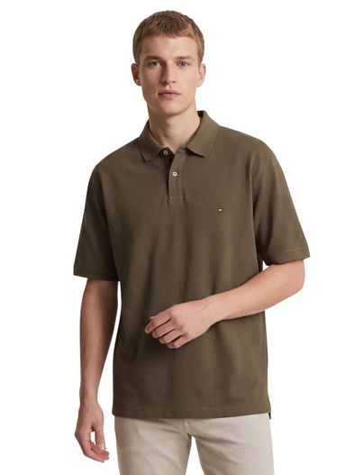 Tommy Hilfiger Tommy Hilfiger polo khaki Plus Size