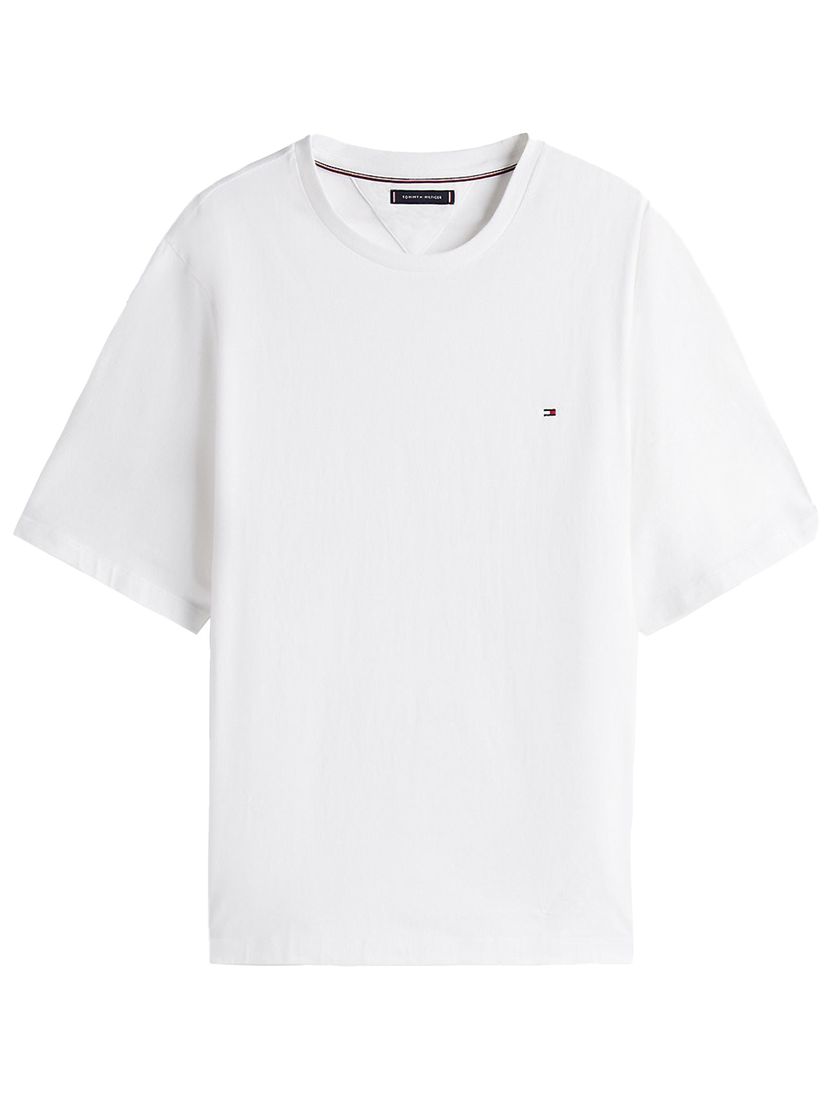 Tommy Hilfiger t-shirt korte mouw wit Plus Size