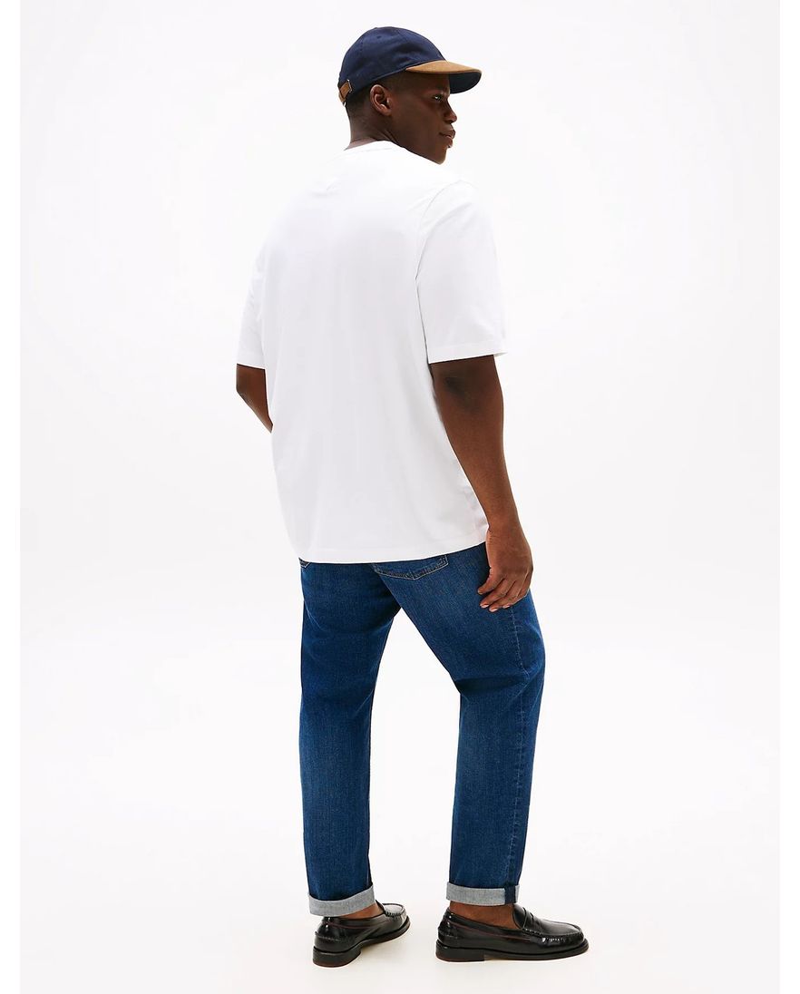 Tommy Hilfiger korte mouw t-shirt wit Plus Size